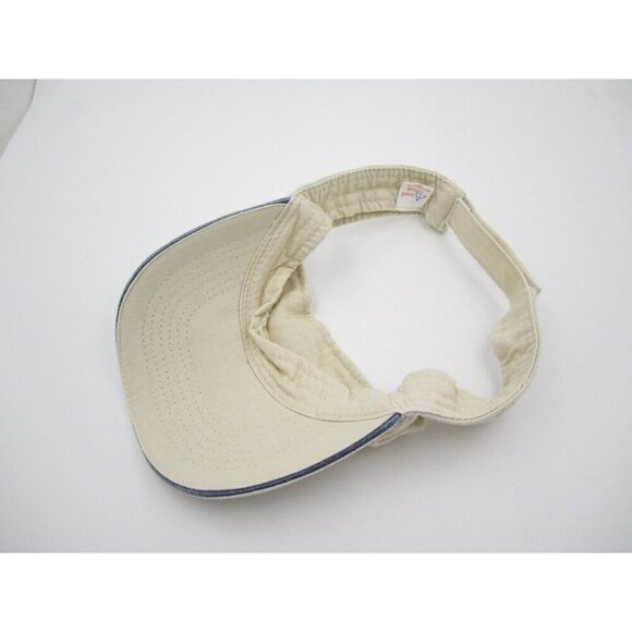Virginia Beach Ocean Wave Embroidered Adjustable Sun Visor Hat (B) Made in USA - Picture 2 of 6